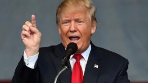 El presidente de los Estados Unidos, Donald Trump