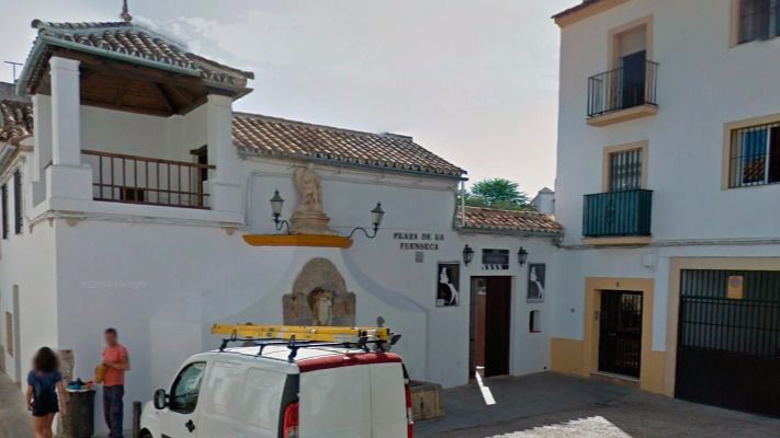 Plaza en la que vivía la pareja