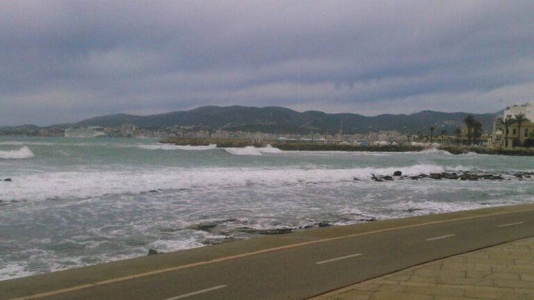 Temporal viento olas