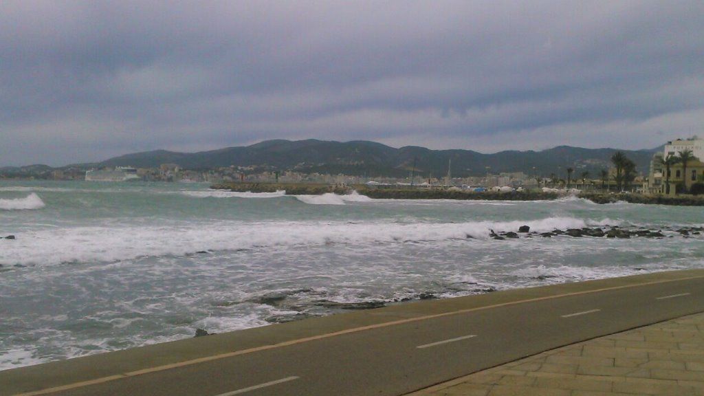 Temporal viento olas