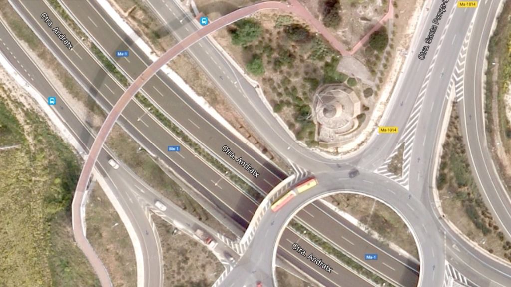 El tramo entre Santa Ponça y Costa de la Calma estará cerrado un mes y medio