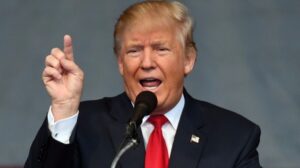 El presidente de los Estados Unidos, Donald Trump