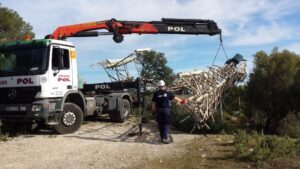 temporal antena telecomunicaciones