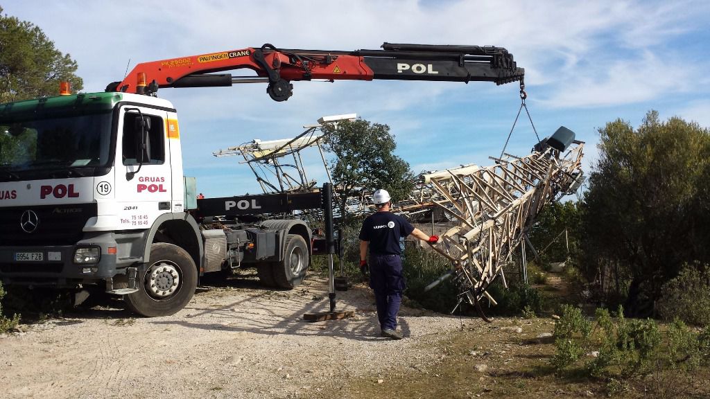 temporal antena telecomunicaciones