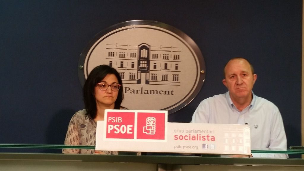 Andreu Alcover, a la derecha