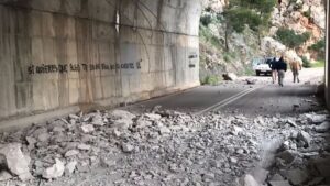 Obras t&uacute;nel Estellencs 2017