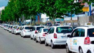 Imagen de anteriores protestas del sector del taxi