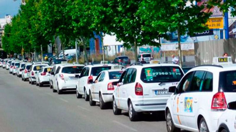 Imagen de anteriores protestas del sector del taxi