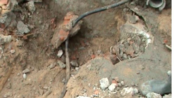 Imagen de archivo de una conexión ilegal