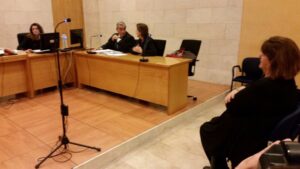 Huertas en el juzgado