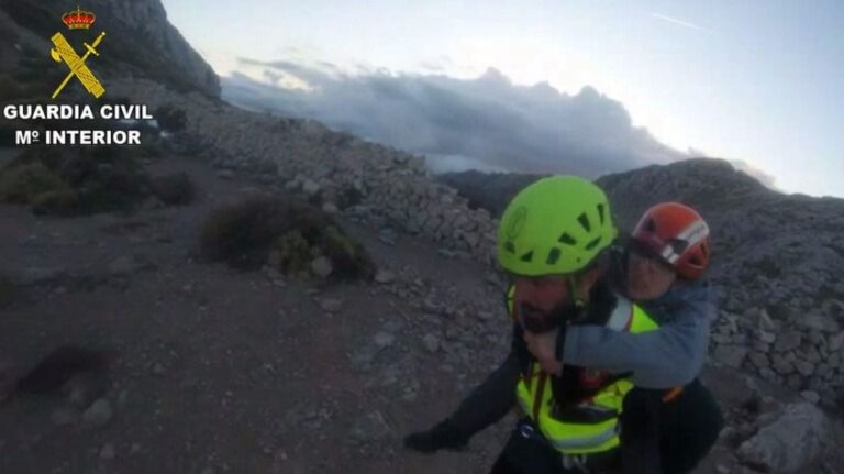 Momento del rescate
