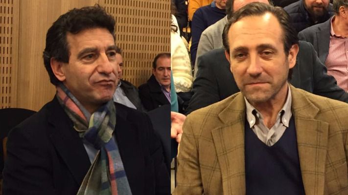 Company y Bauzá, durante la Junta de este jueves