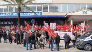 protesta CCOO Ugt