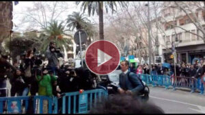 I&ntilde;aki Urdangar&iacute;n, a su llegada a la Audiencia de Palma (Foto y video: Cristina Su&aacute;rez)