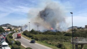 incendio forestal prat de ses feixes