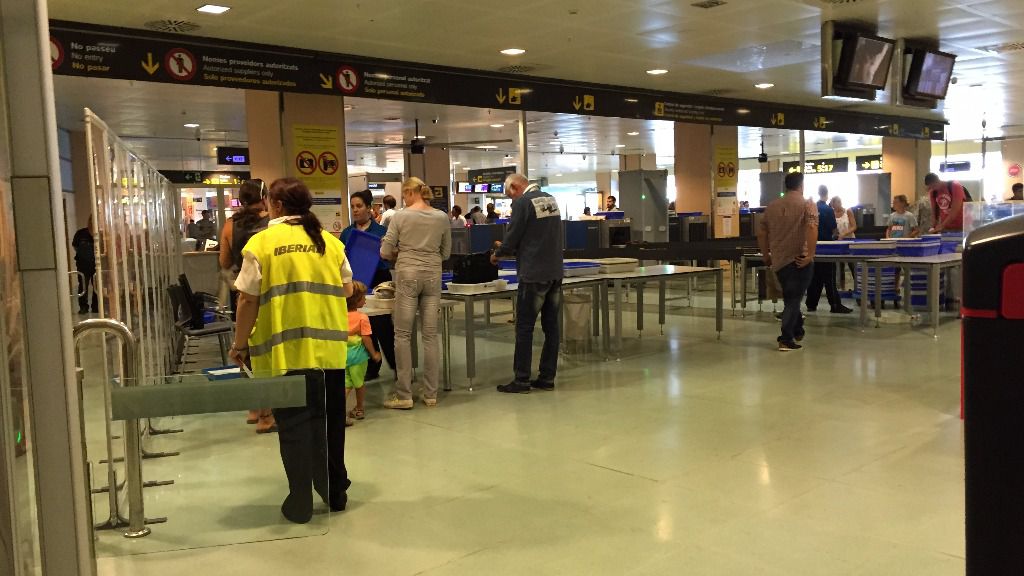 aeropuerto ibiza filtro seguridad
