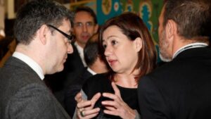 Armengol ante el ministro Nadal y el vicepresidente Barcel&oacute;