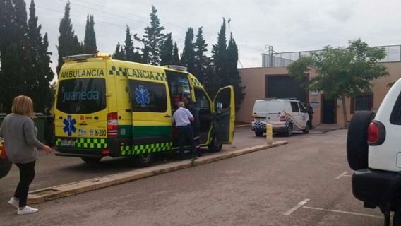 Policía y sanitarios, el día del suceso