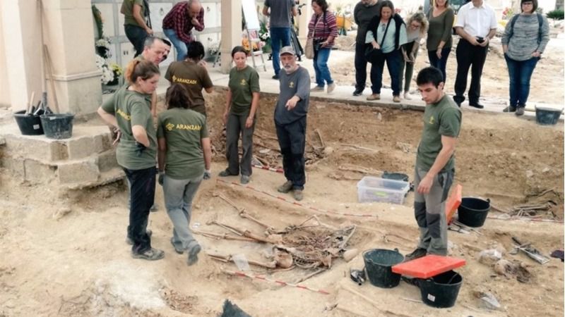 exhumación de la fosa común de Porreres Guerra Civil franquismo