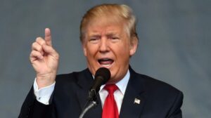 El presidente de los Estados Unidos, Donald Trump