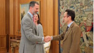 El nieto del artista y Armengol se han reunido con el Rey en Zarzuela