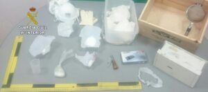 droga intervenida por la guardia civil