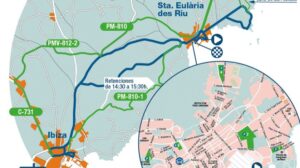 cortes trafico ibiza marathon 2017