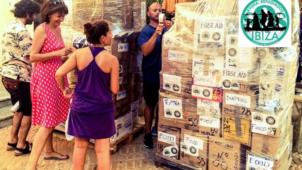 SOS Ayuda Refugiados Ibiza envio humanitario