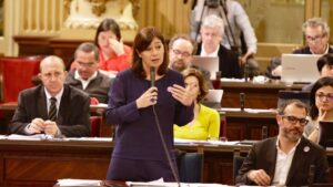 La presidenta Armengol, en el Parlament