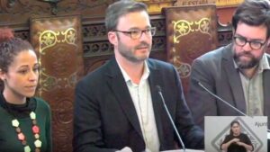 Jhardi, Hila y Noguera en el Pleno de este jueves