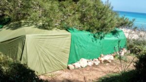 cala varques acampadas