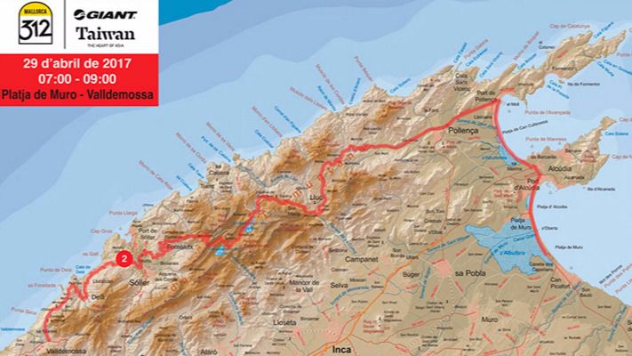 Algunas de las restricciones de tráfico causadas por la marcha cicloturista