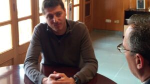 Sebasti&agrave; Sagreras, en su despacho de la alcald&iacute;a de Campos