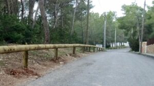 valla madera cala salada