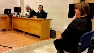 La expresidenta del Parlament, ante el juez