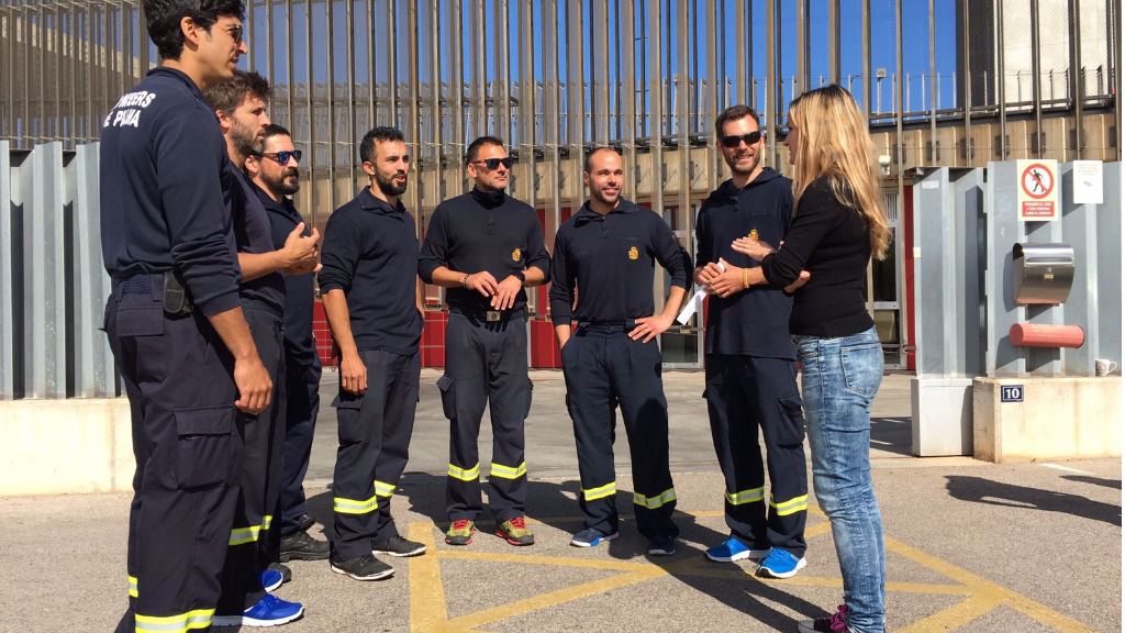 Un momento de la entrevista