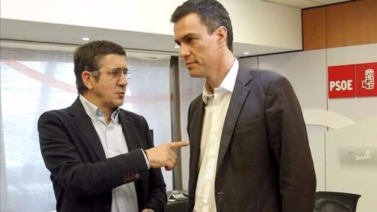 Patxi lópez y Pedro Sánchez