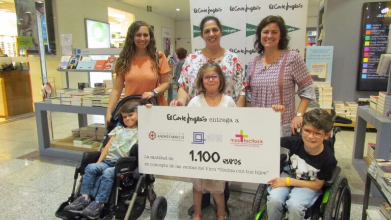 Entrega cheque El Corte Inglés