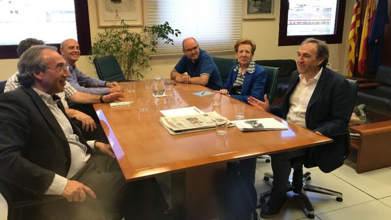 Buena sintonía entre el conseller y el candidato