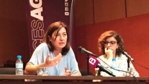 La presidenta ha participado en un debate en el CESAG