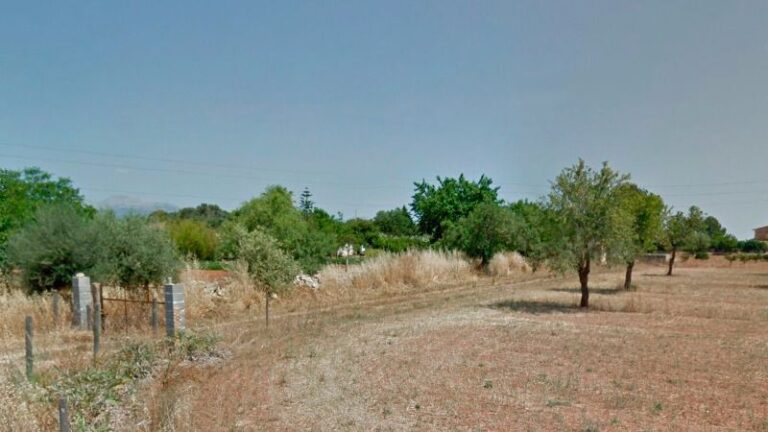 Entrada de la finca donde se ha hallado el cuerpo