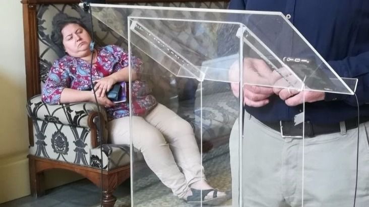 Seijas de cuerpo presente en el Parlament