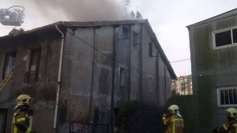 Incendio en Bilbao
