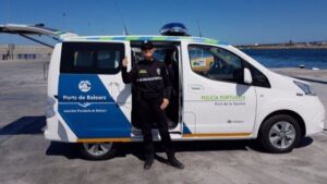 coche electrico policia portuaria