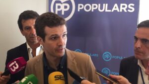 Pablo Casado ha realizado declaraciones desde Ibiza