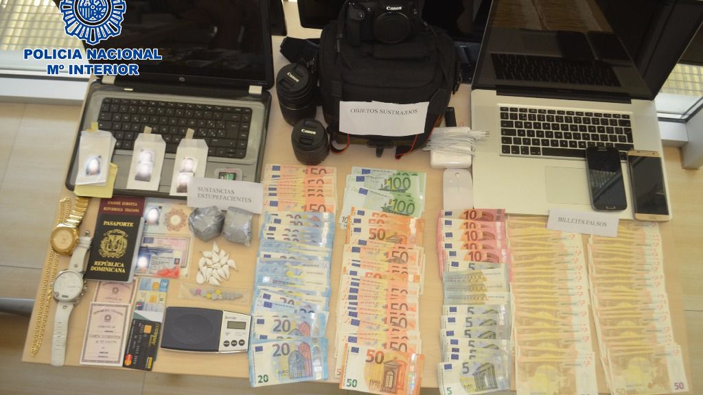 billetes falsos policia