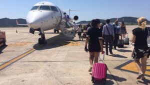 vuelo interislas embarque