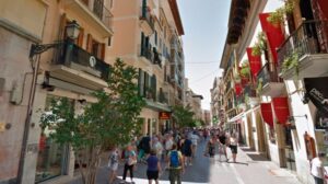 Imagen de archivo de la concurrida calle de Palma