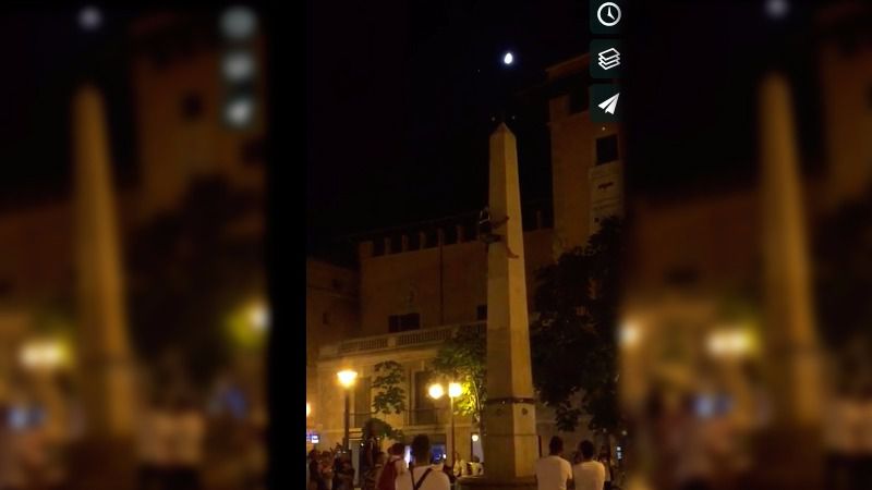 Escaló más de 4 metros