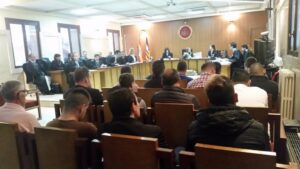 Imagen de la vista celebrada hoy en la Audiencia